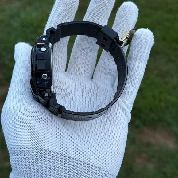 G-SHOCK Black and Gold Digital Watch men’s